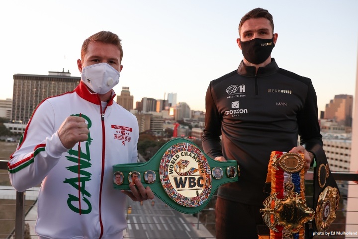 CANELO ALVAREZ I CALLUM SMITH WYLĄDOWALI JUŻ W TEKSASIE! (ZAPOWIEDŹ SOBOTNIEJ WALKI).