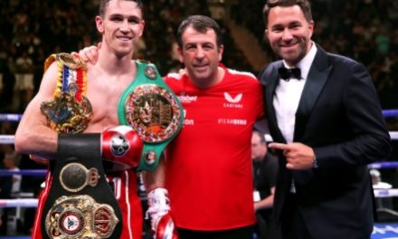 EDDIE HEARN CHCIAŁBY ZOBACZYĆ CALLUMA SMITHA W KATEGORII PÓŁCIĘŻKIEJ.