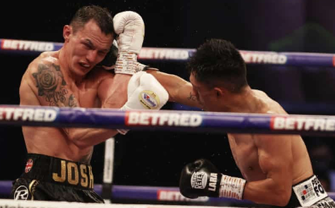 MAURICIO LARA WYGRYWA Z JOSHEM WARRINGTONEM! BRYTYJCZYK BEZRADNY.