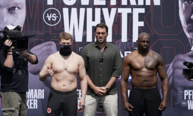 DILLIAN WHYTE I ALEXANDER POVETKIN JUŻ ZWAŻENI! JUTRO WOJNA!