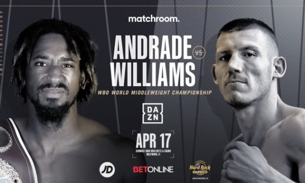 OFICJALNIE: DEMETRIUS ANDRADE VS LIAM WILLIAMS W KWIETNIU.