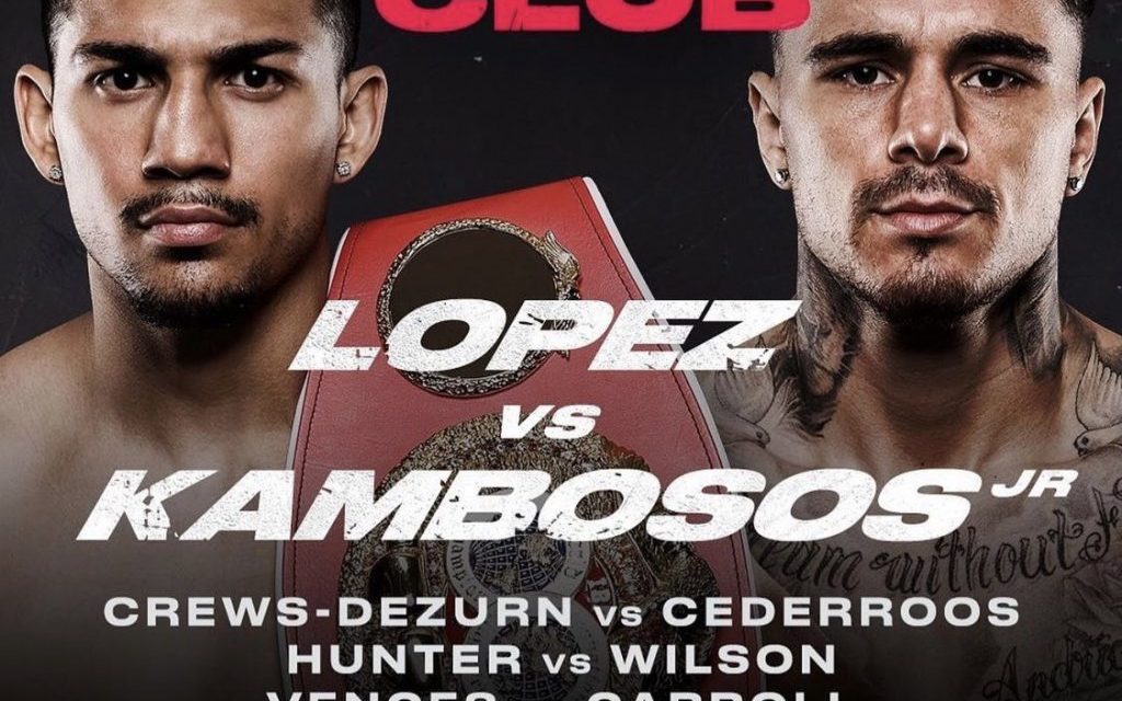 WALKA TEOFIMO LOPEZ VS GEORGE KAMBOSOS PONOWNIE PRZEŁOŻONA