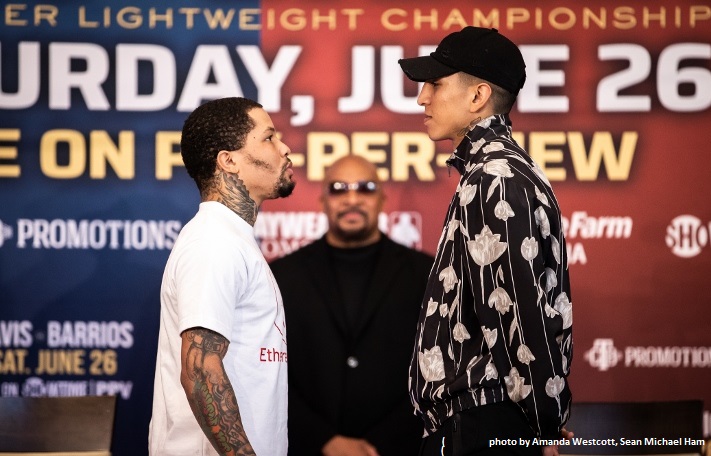 GERVONTA DAVIS VS MARIO BARRIOS, JEISON ROSARIO VS ERICKSON LUBIN (WYPOWIEDZI Z KONFERENCJI)