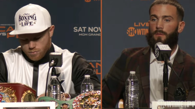 CANELO ALVAREZ I CALEB PLANT NA KONFERENCJI PRASOWEJ (WYPOWIEDZI)