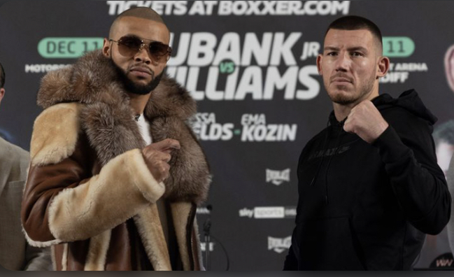 WALKA CHRIS EUBANK JR VS LIAM WILLIAMS Z TRZECIM TERMINEM