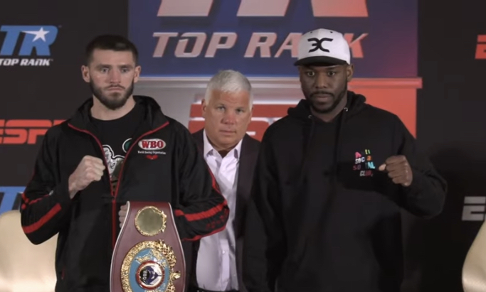 JOE SMITH JR I STEVE GEFFRARD NA KONFERENCJI PRZED SOBOTNIĄ WALKĄ O MISTRZOSTWO ŚWIATA