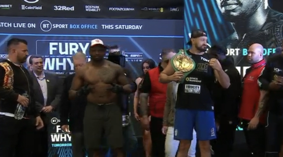 TYSON FURY I DILLIAN WHYTE JUŻ ZWAŻENI!&nbsp;