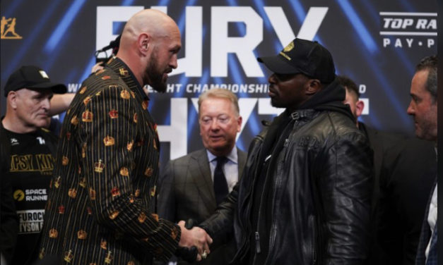TYSON FURY I DILLIAN WHYTE NA KONFERENCJI PRZED SOBOTNIĄ WALKĄ