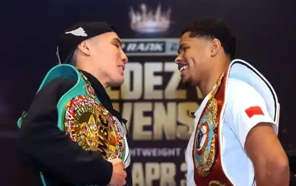 SHAKUR STEVENSON I OSCAR VALDEZ NA KONFERENCJI (WYPOWIEDZI)