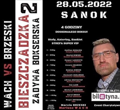 BIESZCZADZKA ZADYMA BOKSERSKA NADCHODZI! MARIUSZ WACH W WALCE WIECZORU!