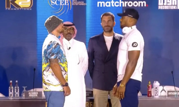 KONF. PRASOWA PRZED WALKĄ OLEKSANDRA USYKA Z ANTHONY’M JOSHUA