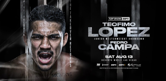 OFICJALNIE: TEOFIMO LOPEZ POWRACA W SIERPNIU W NOWEJ DYWIZJI!&nbsp;