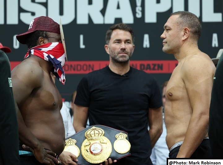 CHISORA CIĘŻSZY OD PULEVA. W SOBOTNI WIECZÓR POLECĄ BOMBY!