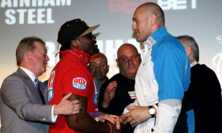 CHISORA ZNIESAMCZONY ZACHOWANIEM FURY’EGO