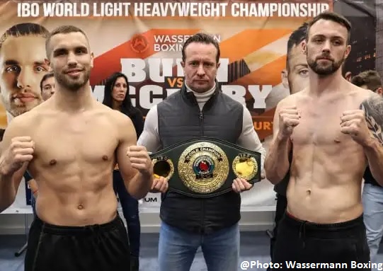 BENN I MCCRORY JUŻ PO WAŻENIU! W STAWCE PAS IBO. GALA Z UDZIAŁEM POLAKA.