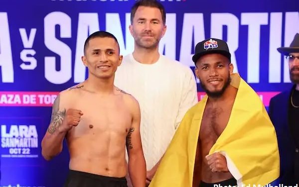 MAURICO LARA I JOSE SANMARTIN JUŻ ZWAŻENI! SOBOTNIA GALA NA DAZN!