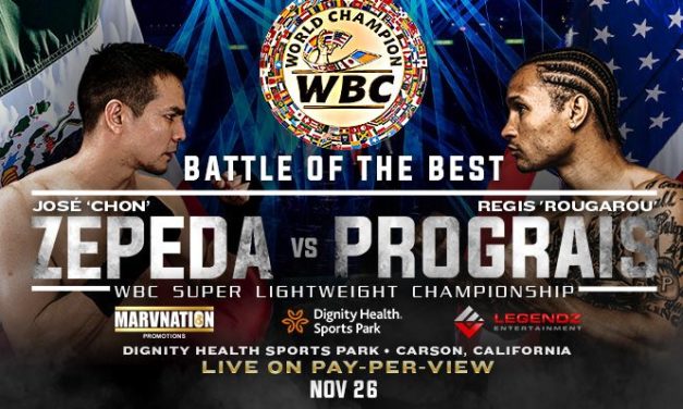 JUŻ W SOBOTĘ! REGIS PROGRAIS VS JOSE ZEPEDA O MISTRZOSTWO ŚWIATA. TRANSMISJA W TVP SPORT