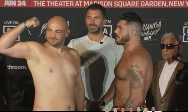 KOWNACKI – CUSUMANO, BERLANGA – QUIGLEY – WAŻENIE + INFO O TRANSMISJI