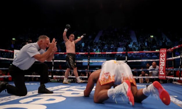 ZHILEI ZHANG I JOE JOYCE PO SOBOTNIEJ WALCE W LONDYNIE