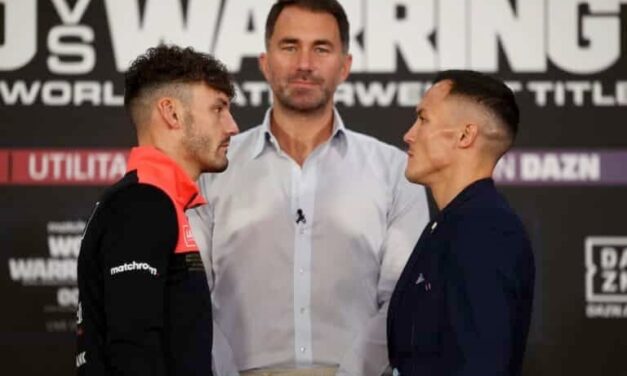 LEIGH WOOD I JOSH WARRINGTON PRZED SOBOTNIĄ WALKĄ O MISTRZOSTWO ŚWIATA