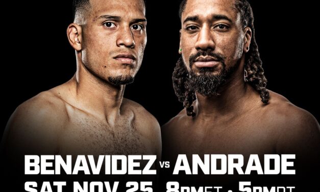 OFICJALNIE:  DAVID BENAVIDEZ VS. DEMETRIUS ANDRADE KOŃCEM LISTOPADA