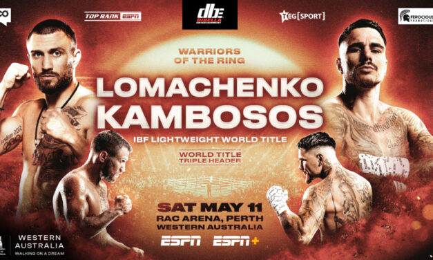 OFICJALNIE: KAMBOSOS VS. LOMACHENKO O WAKUJĄCY TYTUŁ MISTRZA ŚWIATA W MAJU! 