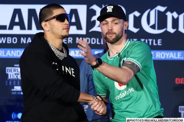 BERLANGA I MCCRORY SPOTKALI SIĘ NA KONFERENCJI PRASOWEJ. WALKA JUŻ W SOBOTĘ!