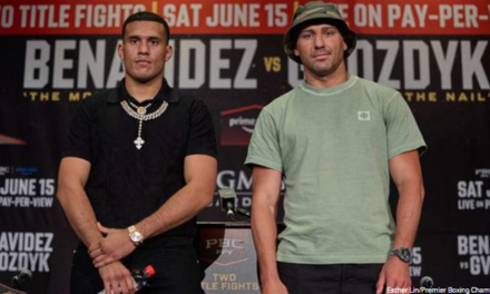 GVOZDYK PRZED SOBOTNIĄ WALKĄ Z BENAVIDEZEM: JAK GO OCENIAM? BARDZO WYSOKO