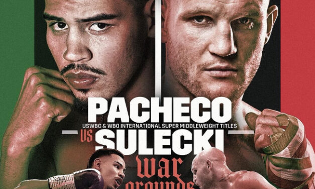 DIEGO PACHECO VS. MACIEJ SULĘCKI 31 SIERPNIA W LOS ANGELES!