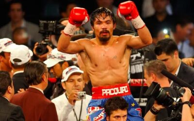 MANNY PACQUIAO, VINNY PAZ, I MICHAEL NUNN W GALERII
