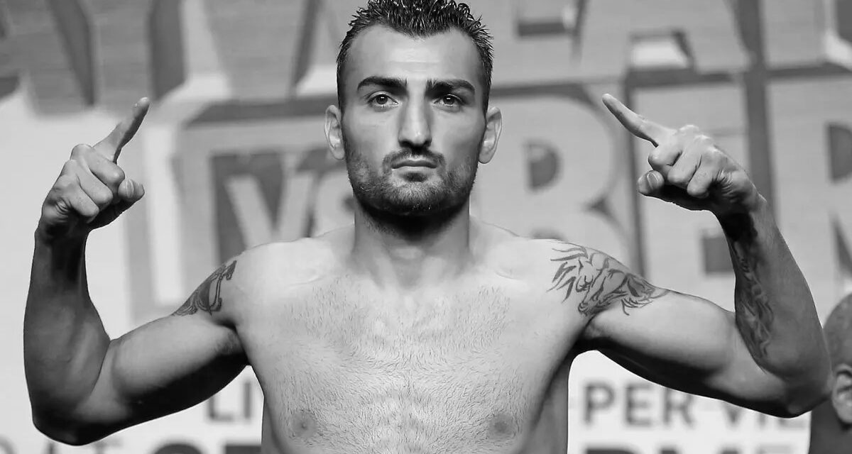 NIE ŻYJE VANES MARTIROSYAN. PIĘŚCIARZ PRZEGRAŁ WALKĘ Z RAKIEM