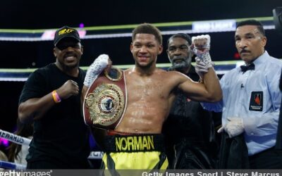 TWARDY KOMUNIKAT NORMANA W STRONĘ HANEY’A: ZNOKAUTUJĘ CIĘ, CHŁOPCZE.