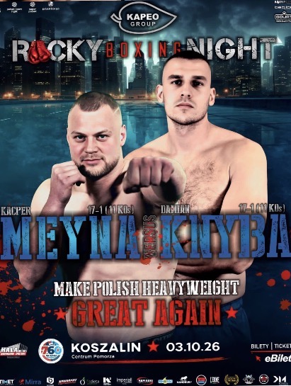 OFICJALNIE: KACPER MEYNA VS. DAMIAN KNYBA W PAŹDZIERNIKU! 